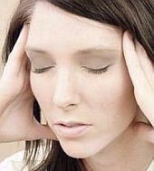 suffering from headache / migraine